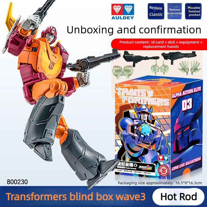 New Shockwave Transformers Toys G1 Classic Characters Collectible Grade Figure Blind Box AULEDY Optimus Prime Fun Anime Gifts