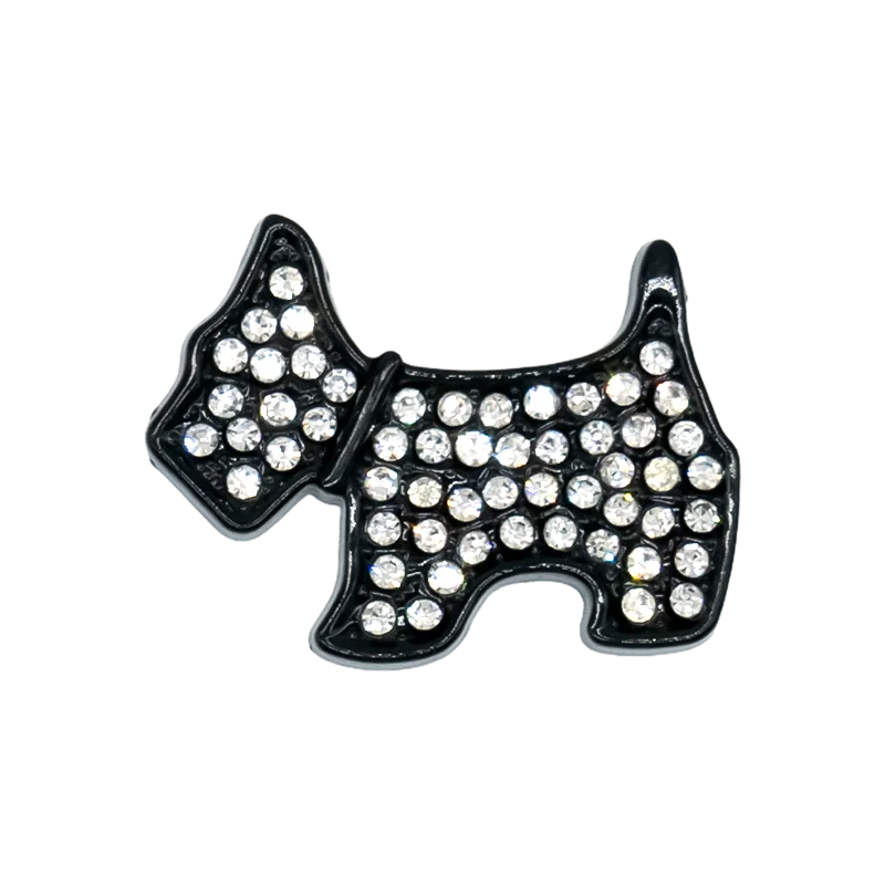 1PCS Black Fashion Acrylic Shoe Charms Accessories Pins for Women Men Clog Decorations Flowers Bow Bag Acrylic Shoe Buckles