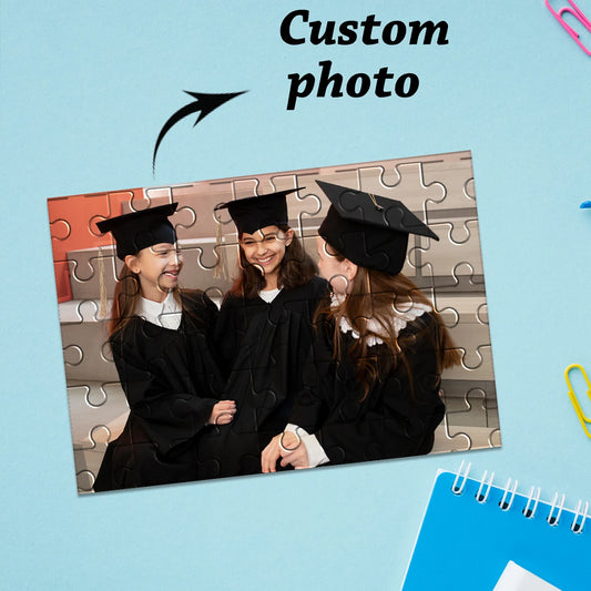 1000/300/500pcs Graduation  Customized Picture Personalised Decompression Puzzles Personalized Poster For Kids Toy Children Gift