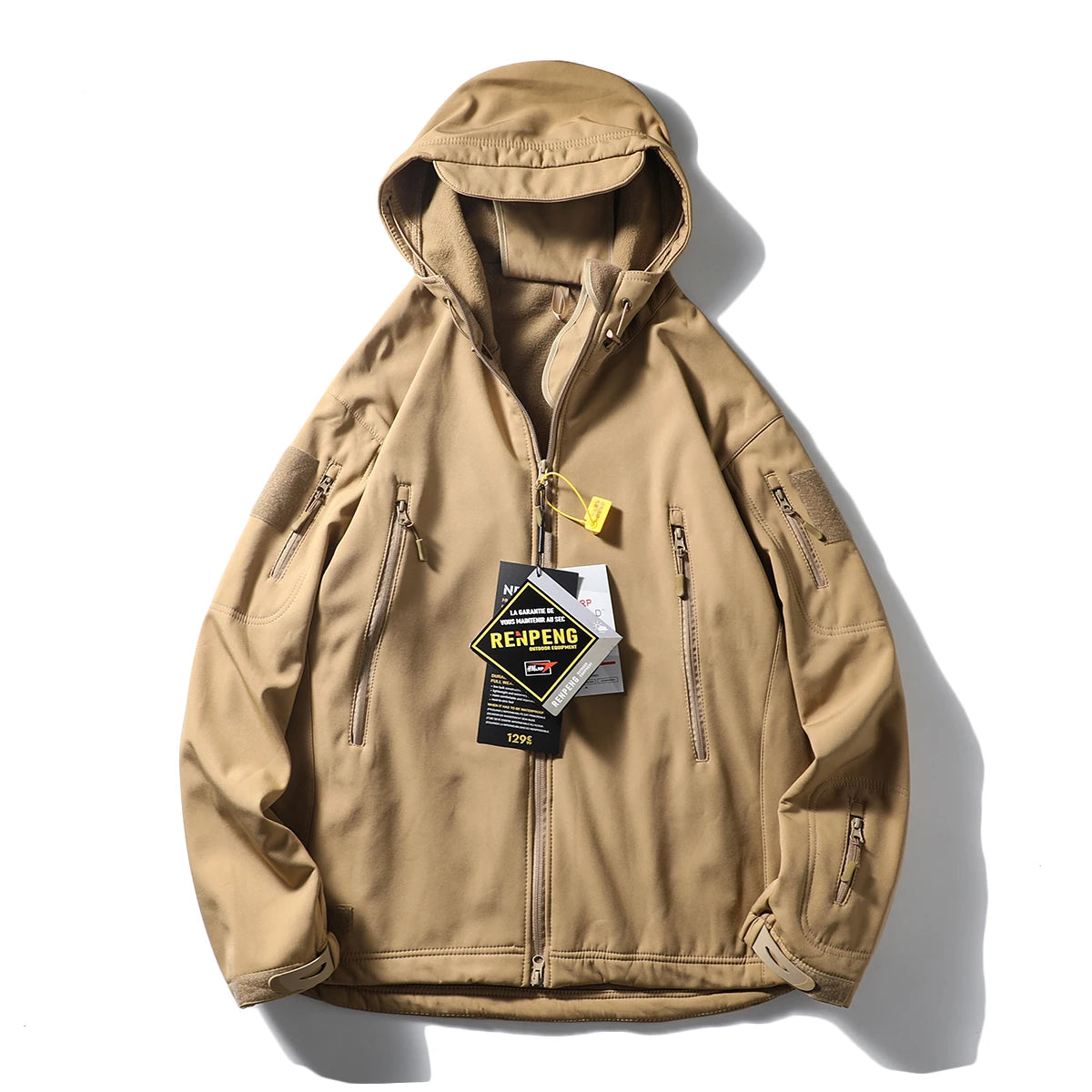 ARC New Storm Jacket Outdoor Sports Camping Mountaineering Fashion Men Plus Cashmere Windproof Waterproof Function Storm Jacket