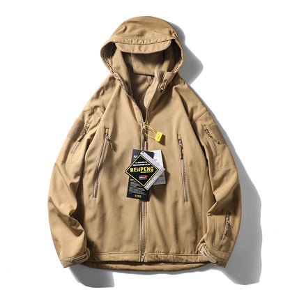 ARC New Storm Jacket Outdoor Sports Camping Mountaineering Fashion Men Plus Cashmere Windproof Waterproof Function Storm Jacket