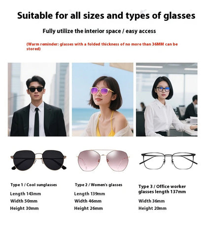 Car Glasses Box Sun Visor Glasses Holder For EBRO S700 EBRO S800 S400 2025 Shock-proof Eyeglasses Storage Case Car Accessories