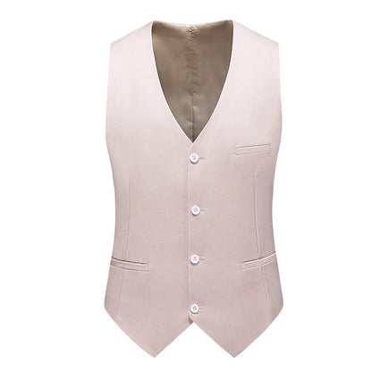 Vest for Men 17 Colors Solid Color Slim Single Breasted Waistcoat Business Fashion Casual High Quality Men Clothing Suit Vests