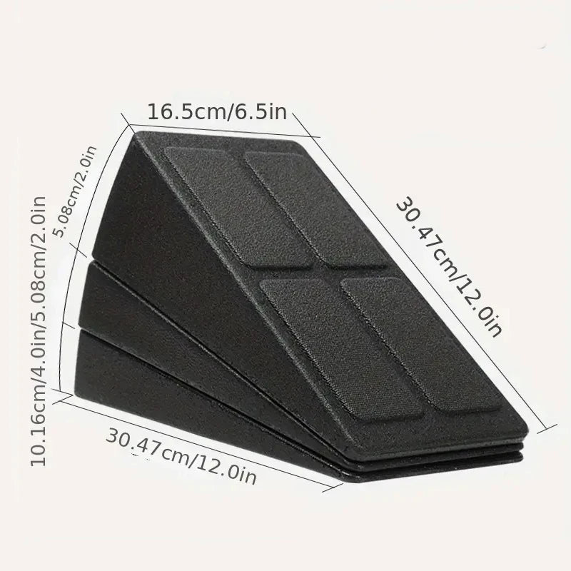 Yoga Insole Insert 3pcs Wedge Stretch Slant Boards Adjustable Bricks Squat Wedge Blocks For Exercise Gym Fitness Accessories