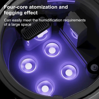 25L Industrial Humidifier Commercial Ultrasonic Humidifier Quad-core Atomization Smart Sterilization Disinfection Air Purifier