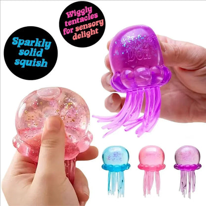 NeeDoh Jellyfish Fidget Toy for Kids And Adults Soft Jelly Squeeze Water Sensory Stress Relief Squish Toy