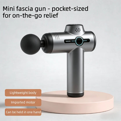 Fascia Massage Gun 99-Level Electric Waist and Back Massager High-Frequency Vibration Muscle Relaxation Shoulder Massage Gun