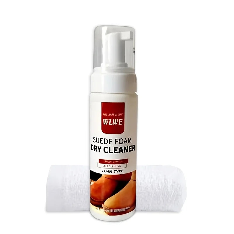 Foam Cleaner Suede And Cowhide Shoe Care Kit Residue-Free Formula For Snow Boots Knit Shoes Canvas Sneakers Sports Shoe Cleaner