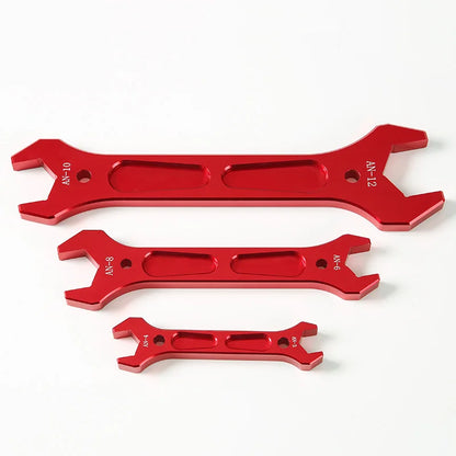 Car repair and modification tool AN aluminum wrench hose joint tool socket wrench adjustable wrench tool set AN3 AN4 AN6 AN8 AN1