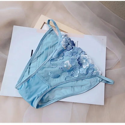 Super Sexy See-Through Lace Bra Set Hollow Out No Underwire French Triangle Bralette and Panties Women Hot Lingerie 2026 Fashion