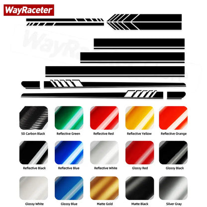 Edition 1 Stripe Sticker Door Side Hood Bonnet Roof Tail Vinyl Decal For Mercedes Benz W205 C63 AMG C Class C205 Coupe A205 S205