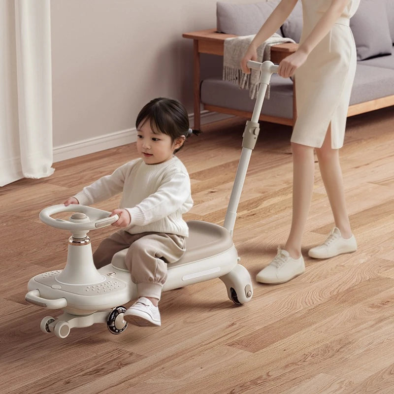 Twist Ride Car Two Seater Toddlers Adults 2025 Model Baby Swinging Car Adults Can Sit Children's Wiggle Car