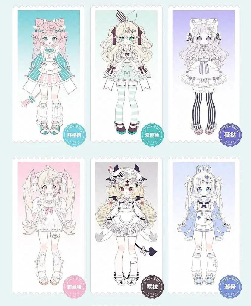OneMore Sugary Girls Series 1/8 MJD Dolls Anime Action Figure Toys Joint Movable Body Birthday Blind Box