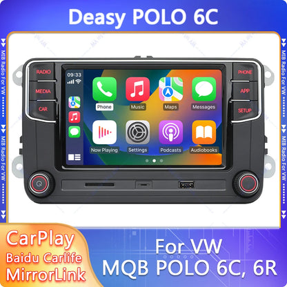 Desay MIB Carplay Car Radio Only For VW MQB POLO 6C 6R Car 6.5 inch Bluetooth Multimedia Player 17G035280