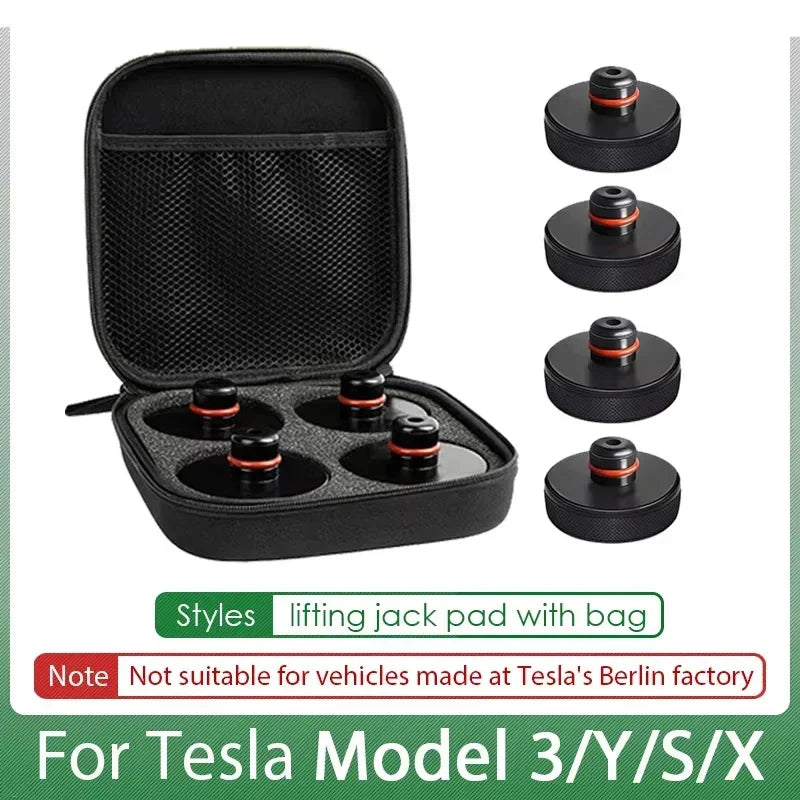 4pcs Lifting Jack Pads for Tesla Model 3 Y S X Juniper 2026 2025 2024 Accessories Rubber Pucks Chassis Lift Stands Adapter Case