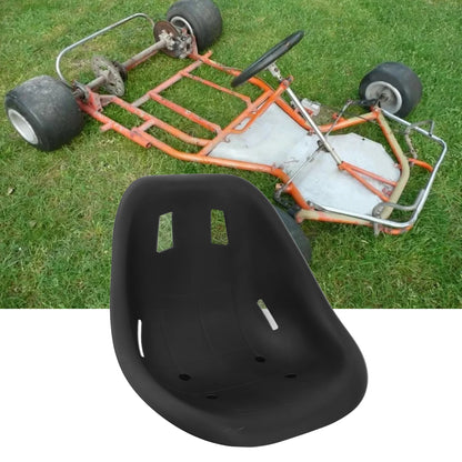 Ergonomic Seat Backrest Saddle ABS Heavy Duty Shockproof Comfortable Universal Fit for Go Kart Drift Balance Bike Modification