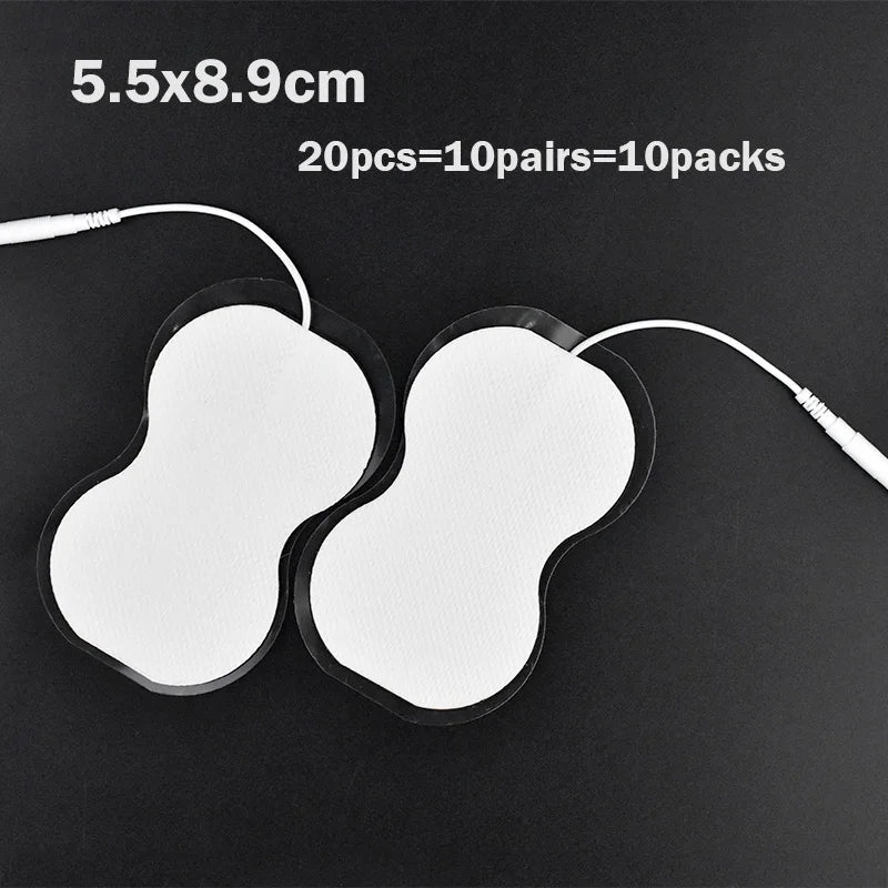20/30/50/100P EMS TENS Electrode Pads Gel Patch For Electrodes Acupuncture Massager Nerve Muscle Stimulator Electrode Stickers