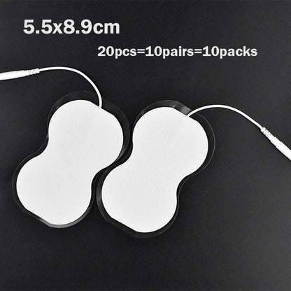 20/30/50/100P EMS TENS Electrode Pads Gel Patch For Electrodes Acupuncture Massager Nerve Muscle Stimulator Electrode Stickers