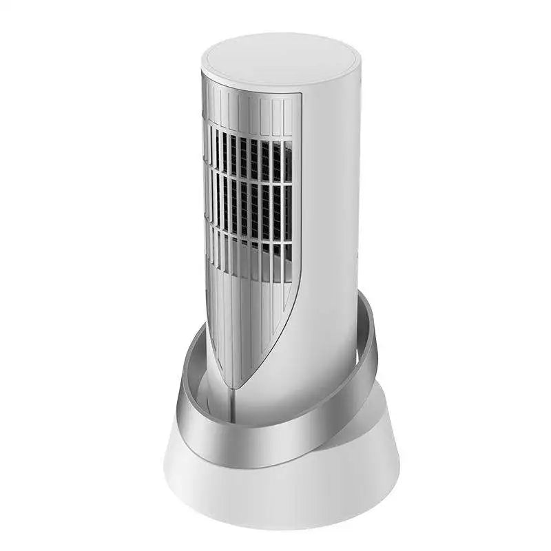 Heater with Fan Portable Desktop Electric Mini Room Fan Heater with PTC, Dormitory Desktop Energy Saving Fan Heater
