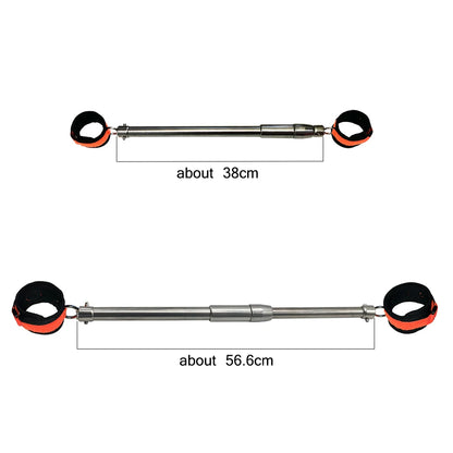 Open Leg Ankle Cuffs BDSM Bondage Adjustable Length Restraint Erotic Sex Toys for Women Sex Game Adult Position Bondage
