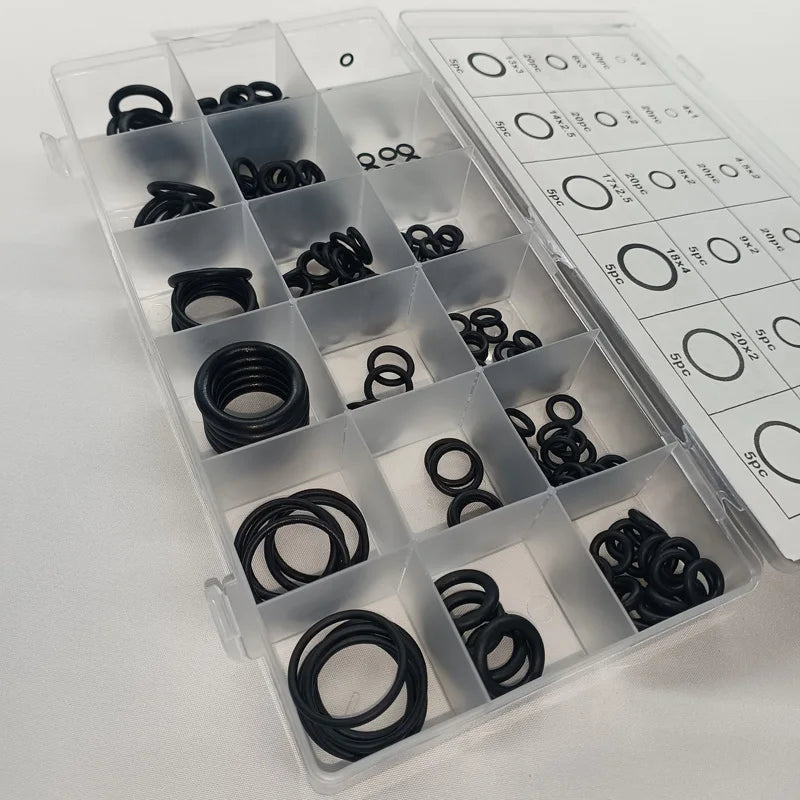 Rubber O Ring Set Gaskets Seal Nitrile Rubber Bands High Pressure O-Rings Repair Kit Sealing Elastic Band O Rubber Rings