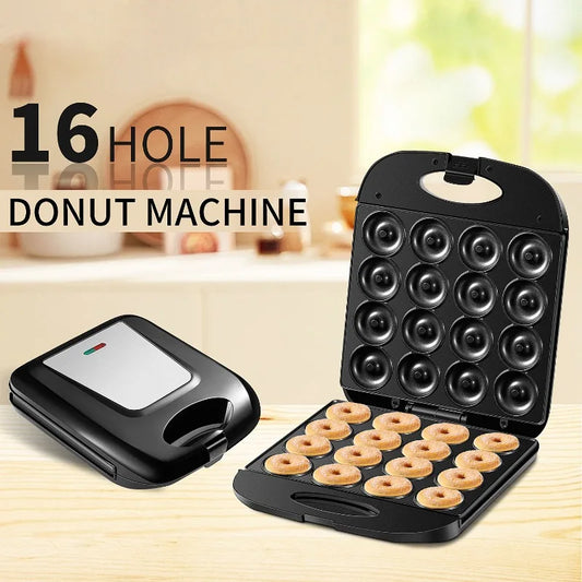 Home-use large 16-hole doughnut maker, cake breakfast maker, sandwich maker, bread machine