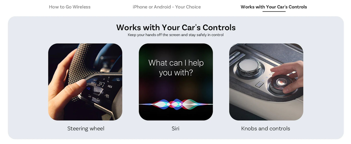 OTTOCAST Play2Video Ultra Wireless CarPlay AI BoxVideo Streaming forCar YouTube Netflix IPTV Plug&Play for Factory Wired CarPlay