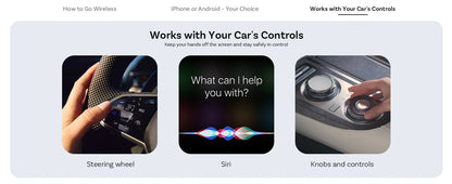 OTTOCAST Play2Video Ultra Wireless CarPlay AI BoxVideo Streaming forCar YouTube Netflix IPTV Plug&Play for Factory Wired CarPlay