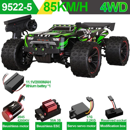 SCY9522PRO 85KM/H High Speed RC Car Brushless 4WD Off-Road Drift Remote Control Car 1:16 Professional Racing Cars SCY9522 50KM/H