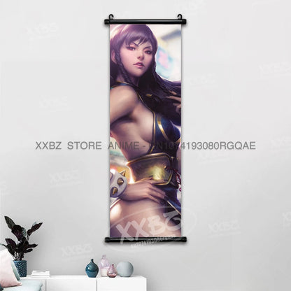 Fighting Game Street Fighter Home Decoration Hanging Painting Gouken Figures Wall Artwork Scrolls Picture Canvas Print Poster