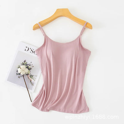 NHKDSASA Seamless Lingerie Women Vest Solid Crop Top Push Up Padded Bralette Woman Vest Basic Comfortable Soft Underwear 4XL