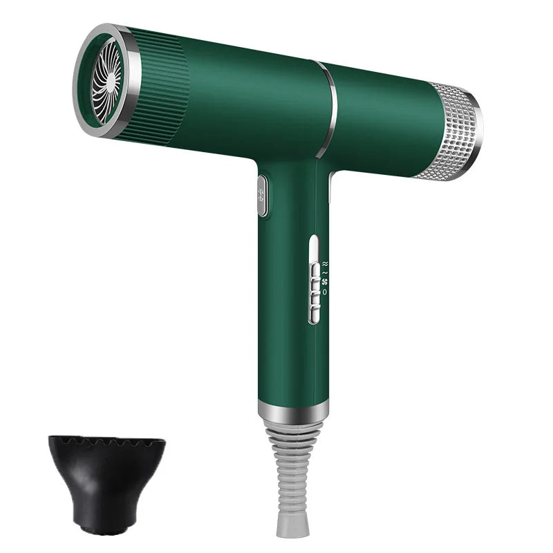 110-240V T Type Hair Dryer High Power Quick Dry Hot Cold Air Salon Home Blower Strong Wind Hair Protection for Daily Use