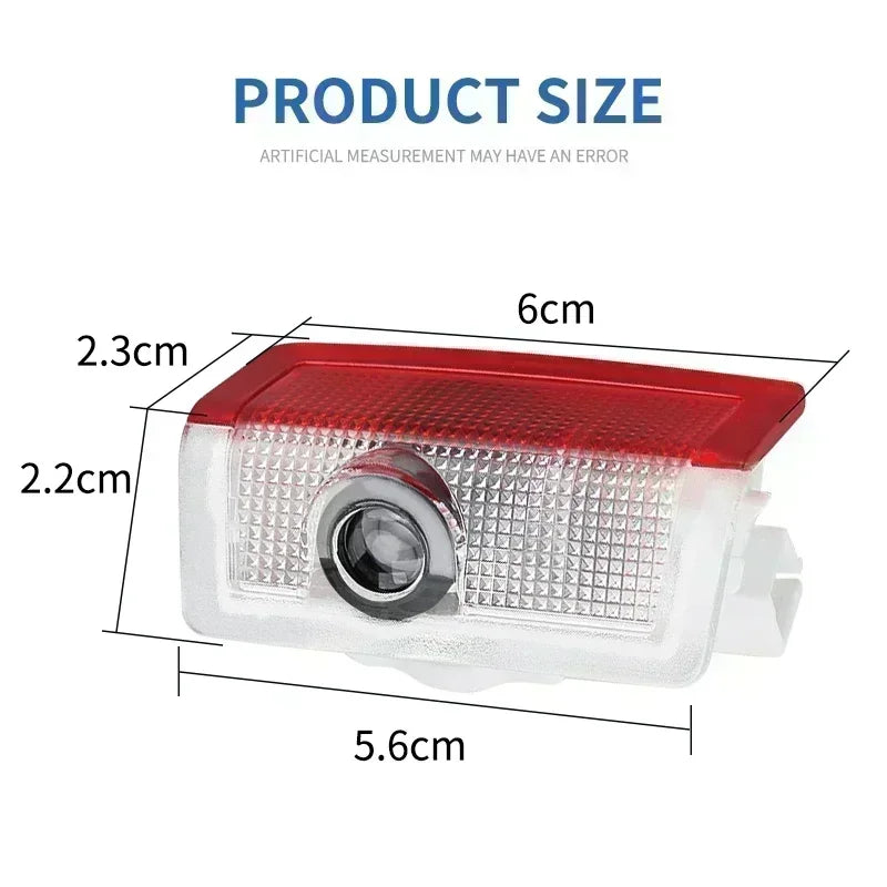 QQ 2pcs Car door welcome light logo Emblem Mercedes Benz AMG A C E GLC GLA GLE GLB Class W177 W205 W212 W213 X253 X156 W166 X247