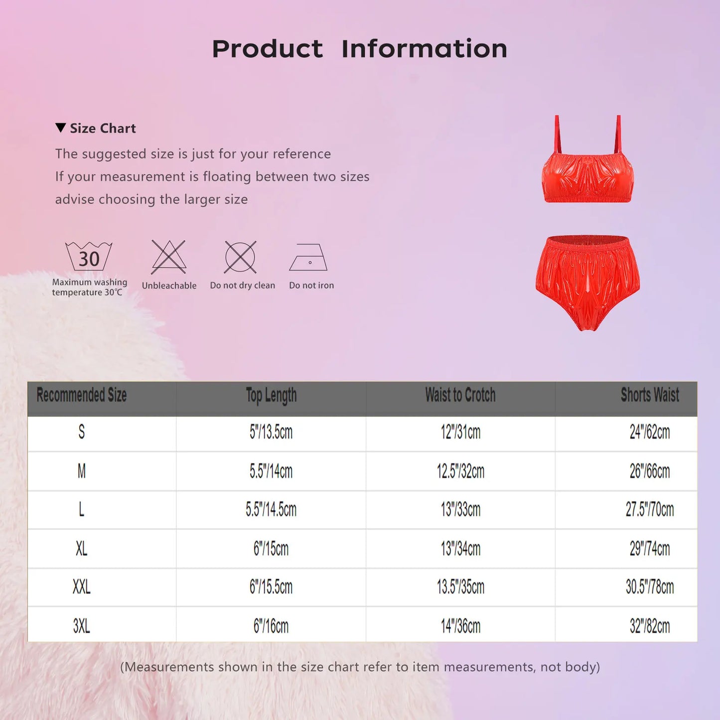 Women Waterproof Swimsuit Bikini Lingerie Set Swimwear Nightwear Clubwear Bra Top with Shorts for Beach Pool Party Sunbathing