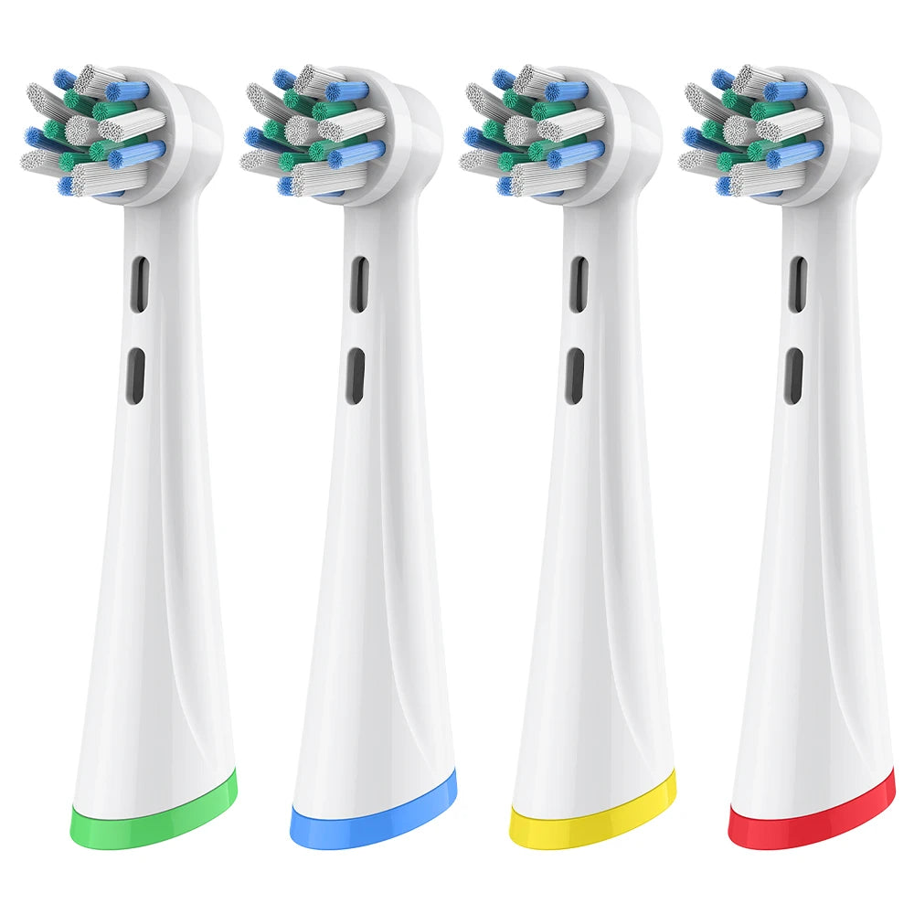 Cross Clean Brush Heads Compatible with Oral B iO 2 3 4 5 6 7 7G 8 9 10 Electric Toothbrush,  Cross Replacement Toothbrush Head