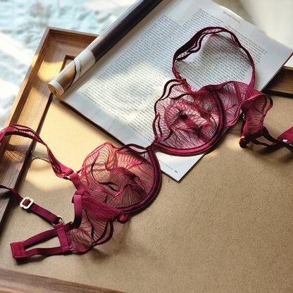 YUQI Comfort Minimizer Bra for Large Bust, Ultra Thin Unlined Wireless Bra, Lift & Shape, Adjustable Support for Everyday Wear
