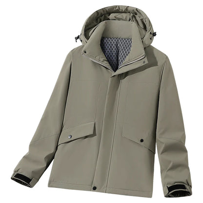 Unisex Couple Three Proof Outdoor Ski Mountaineering Cotton Coat Windproof Waterproof Cold Resistant High Quality Thermal Hooded