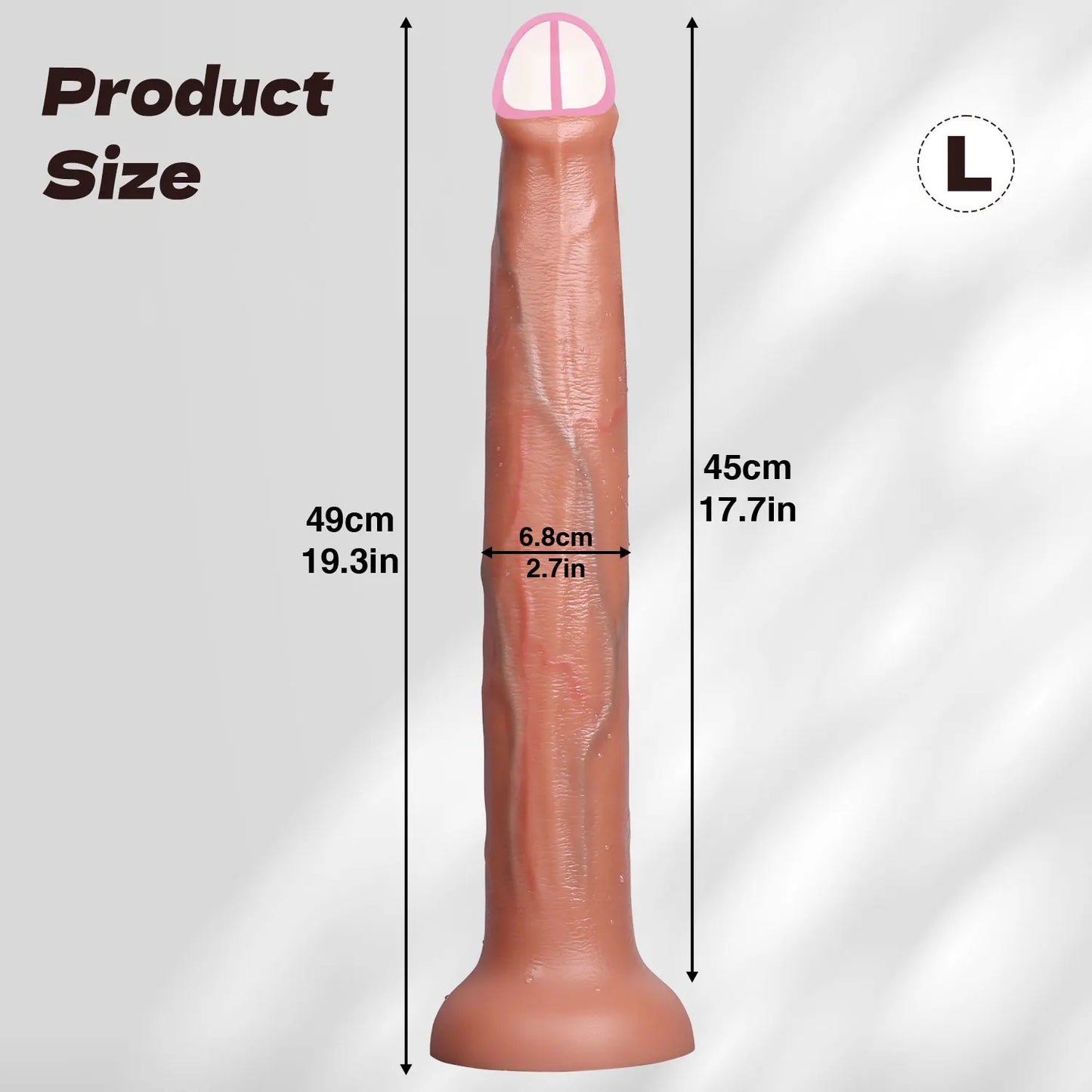 ealistic Long dildo Black Anal Plug with Suction Cup Long Penis Butt Plug Sex Toy for men Women Phallus Anal Dilator Stimulatio