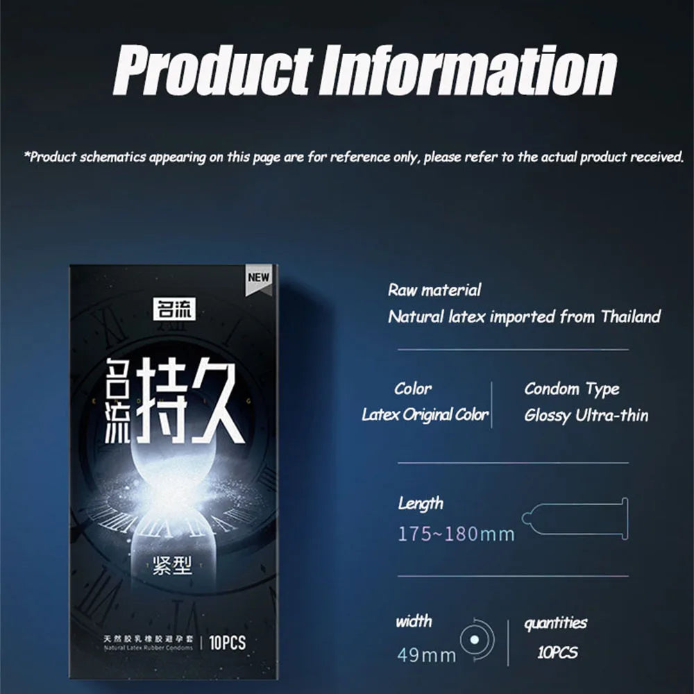 30pcs Ultra Thin Condoms for Men Anti Falling Off 45mm 49mm Small Size Penis Sleeve Slim Fit Sex Toys Condom Couples Sex Tools