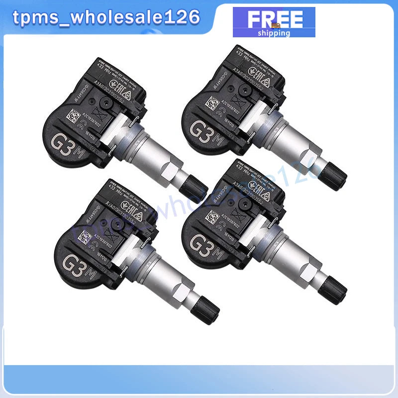 BDEL37140 Tire Pressure Monitor Sensor 4PCS For Mazda 2 3 5 CX-9 MX-5 IV B-Hatch Xev CX-30 CX-5 Fiat 124 TPMS 433MHZ BDEL-37-140