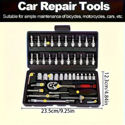Ultimate 188-Piece Socket Set: Your Go-To Toolkit for Car, Home & Bike Repair
