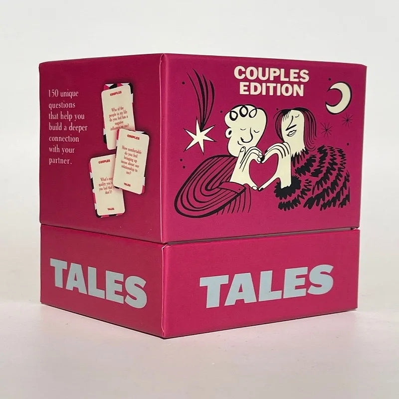 TALES Communication Question-and-answer Card Couples Dating Family Gathering Chatting Interactive Board Game Card.