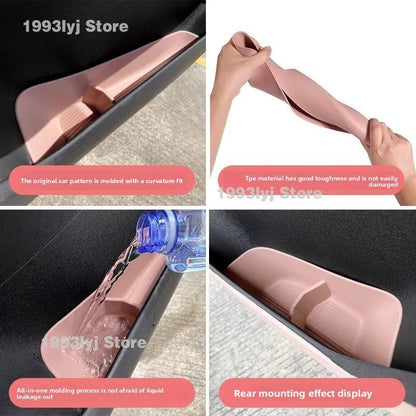 For BYD Seagull Car Door Storage Slots pad,Upgraded Accessories Interior Modification Dust-proof pad