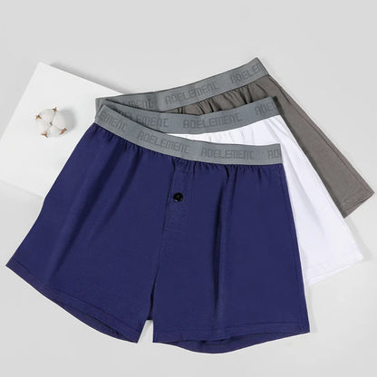 3PC  Modal u raised men's briefs mid-waist boxers Wicks sweat breathable sexy boxers for men