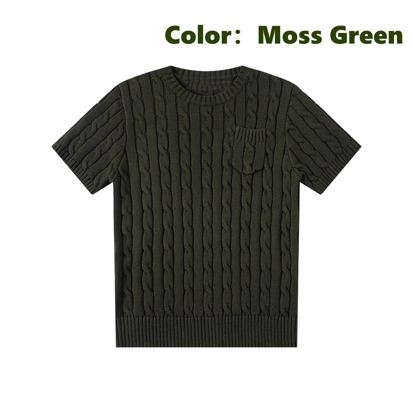 women's t-shirts and polos old money style Classic round neck Women's shirt embroidered chest pocket knitted short sleeved shirt