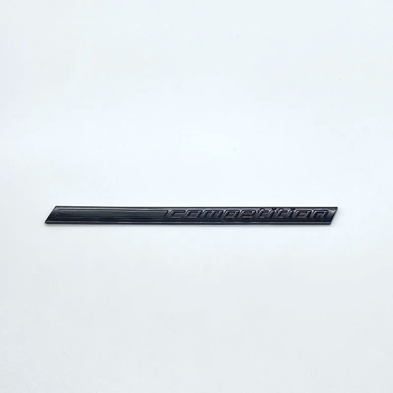 Car Trunk Emblem Badge Sticker Decals 3D ABS Glossy Black COMPETITION Logo Rear For M1 M3 M4 M5 M6 X1M X3M X4M X5M X6M