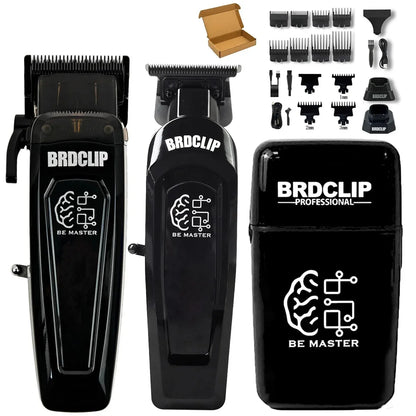 BRD106 078 Hair Clipper 7500RPM 7200RPM Hair Salon Trimmer DLC Blade with Charging Base Barber for Men New Professional BRDCLIP