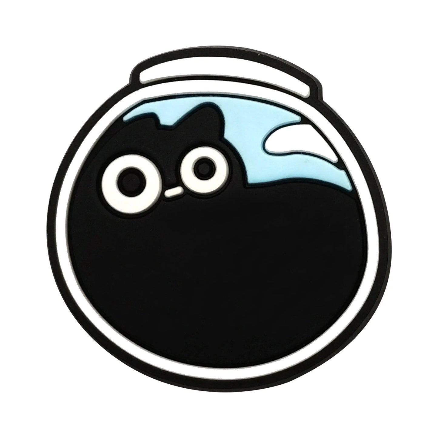 New 1-13pcs Cute Animal Black Cat PVC Garden Shoe Charms Sandal Buckle Boys Girls Cartoon Hole Slipper Accessories DIY Backpack