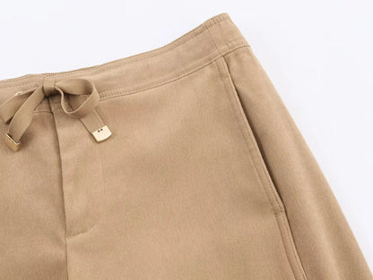 Autumn Pants Sets Women's 2025 New Fashion Loose Elegant Warm Women's Sets Chic Street Travel Holiday Autumn 2-piece Suits