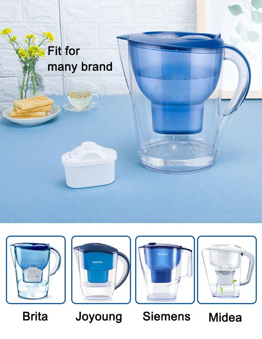 2PCS/6PCS For Brita Maxtra Water Filters Cartridge Limescale Chlorine Impurities Purify Kettle Activate Carbon Water Filter